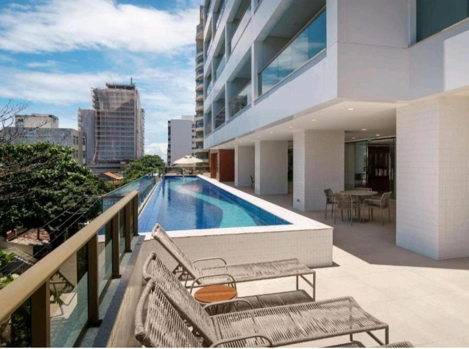 Loft 535 Farol Da Barra, Varanda, Piscina, Academia, No Farol Da Barra Salvador Exterior foto